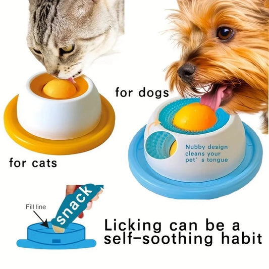 LifeGear Pet Lick Mat - Interactive Slow Feeder for Dogs & Cats